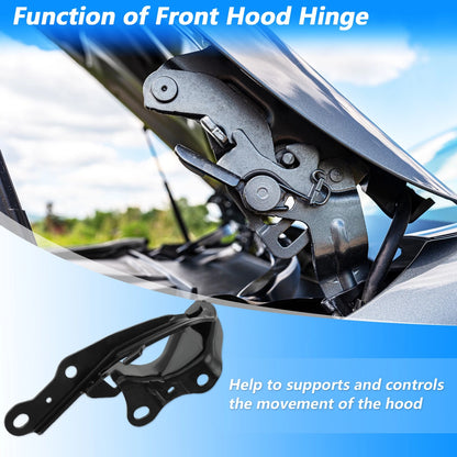 2 x Left Right Hood Hinge for Toyota Tacoma (2005–2015)