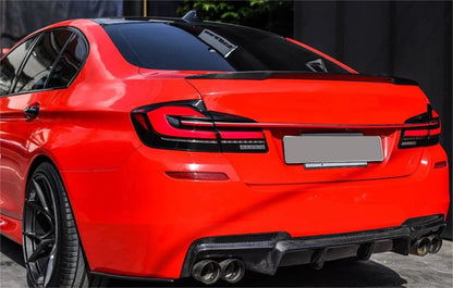 Rear P Style Spoiler Wing Carbon Fiber for BMW 5 Series F10 F18 (2011-2017)