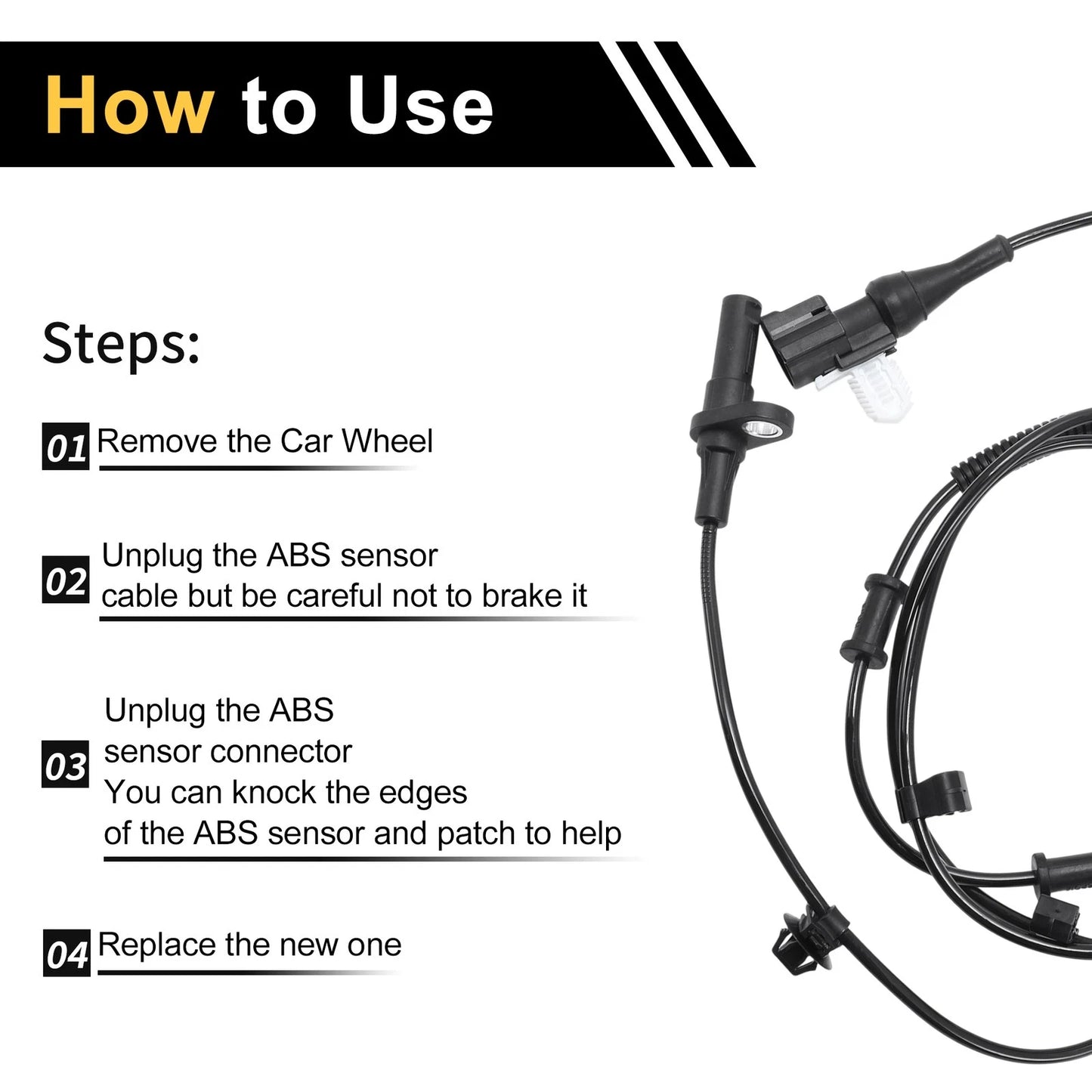 ABS Wheel Speed Sensor for Ford F-150 2010 (2010)