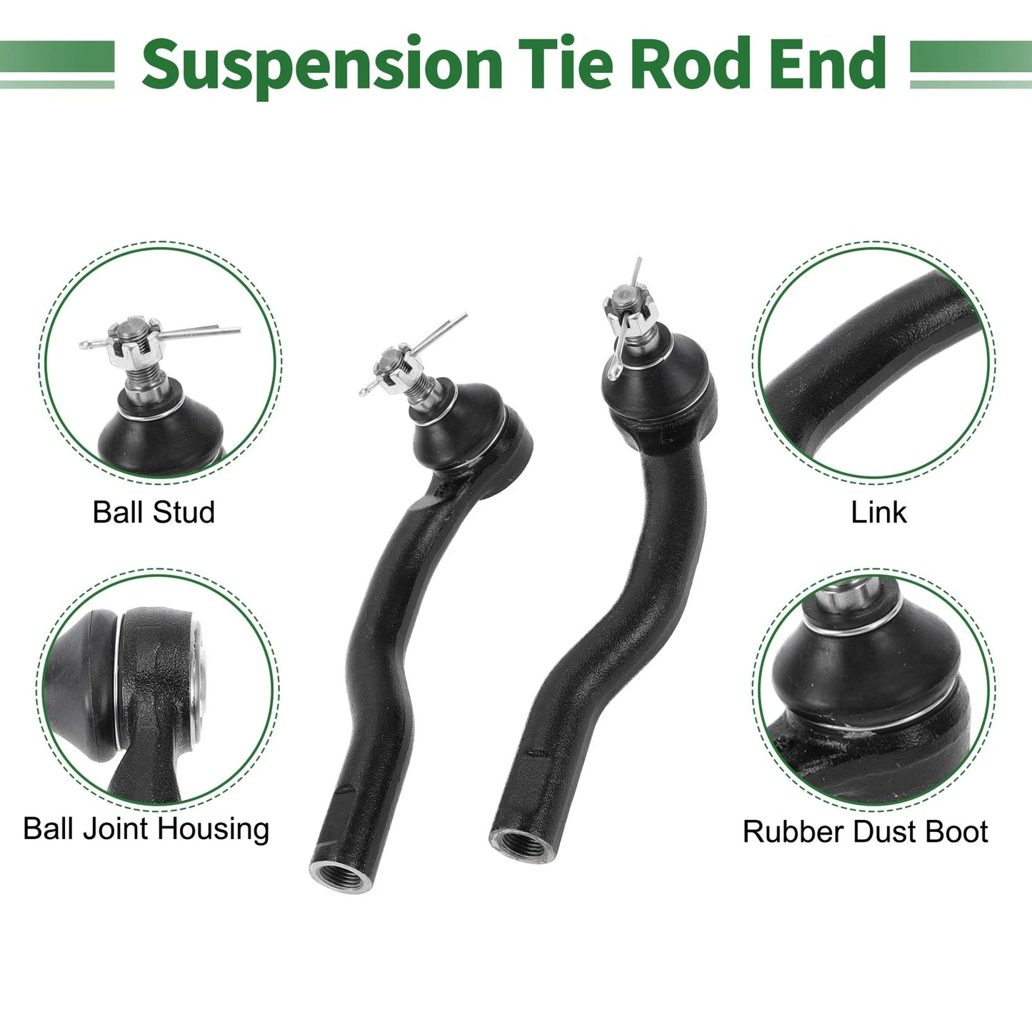 8pcs Front Suspension Kit for Ford Edge (2007-2010)