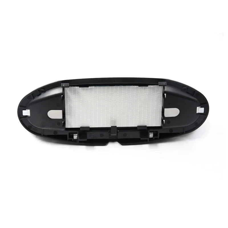 2 x Black Sun Visor Vanity Mirror Covers for BMW MINI Cooper R55 R56 R60 (2007-2015)