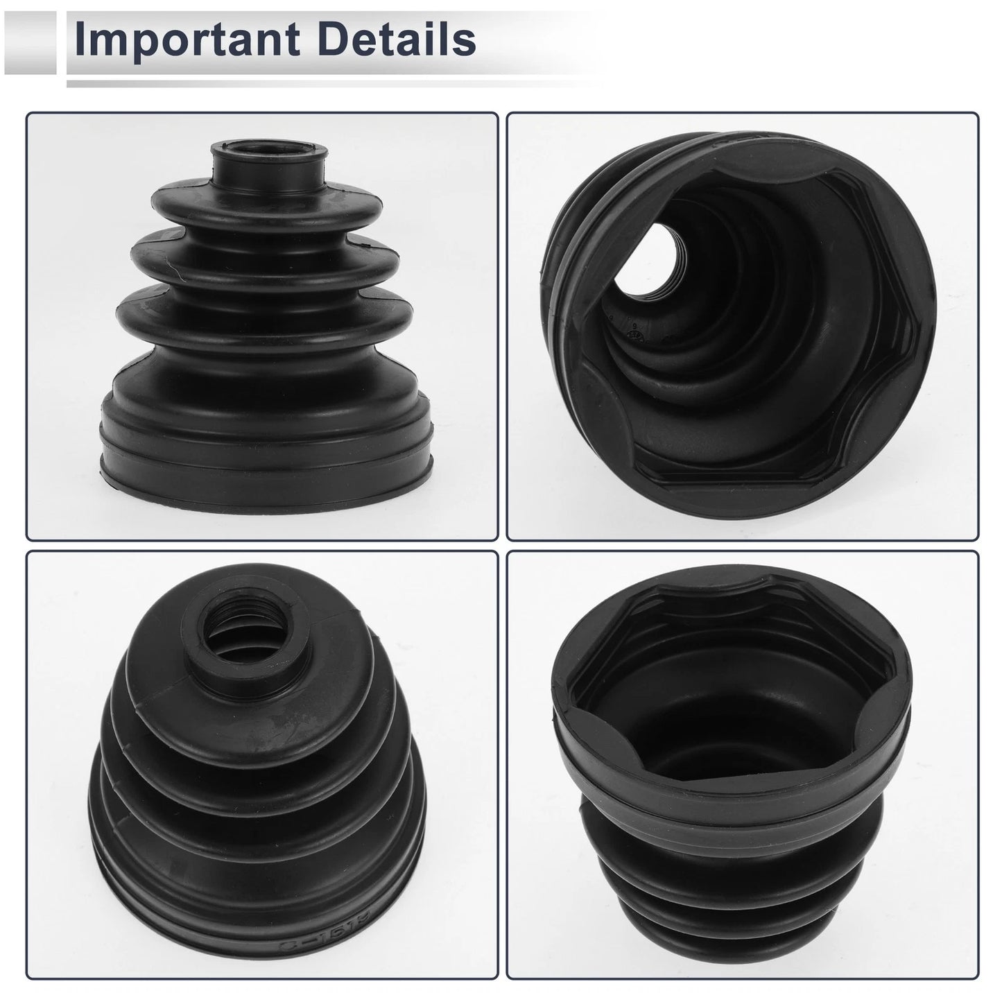 Inner CV Joint Boot Kit with Clamps for Mazda 3 (2004-2006)