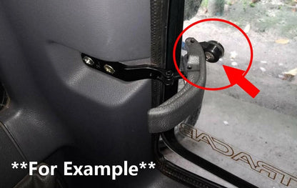 2 x Bolt Nut Screw Rear Cab Window Latch for Toyota Hilux Vigo (2005-2014)