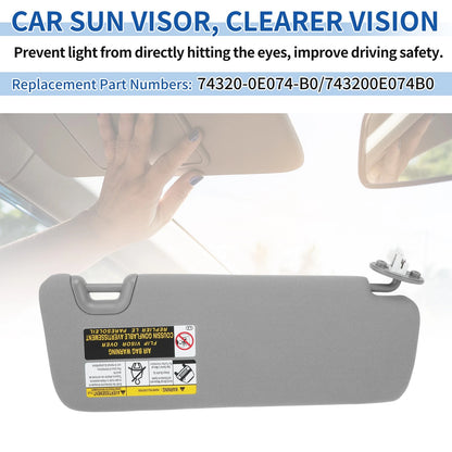 Left Side Sun Visor for Toyota Highlander (2014–2016, 2019)