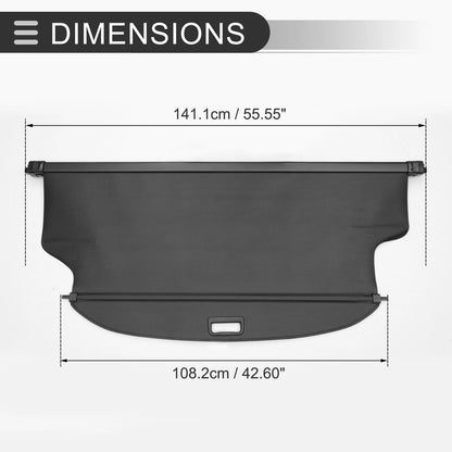 Car Retractable Cargo Cover for GMC Acadia (2017-2023)