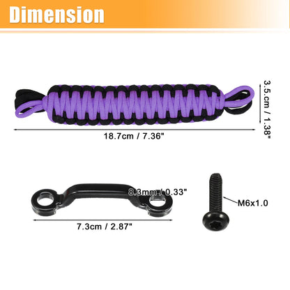 Car Door Limiting Straps  for Jeep Wrangler JK (2007-2018) Black Purple