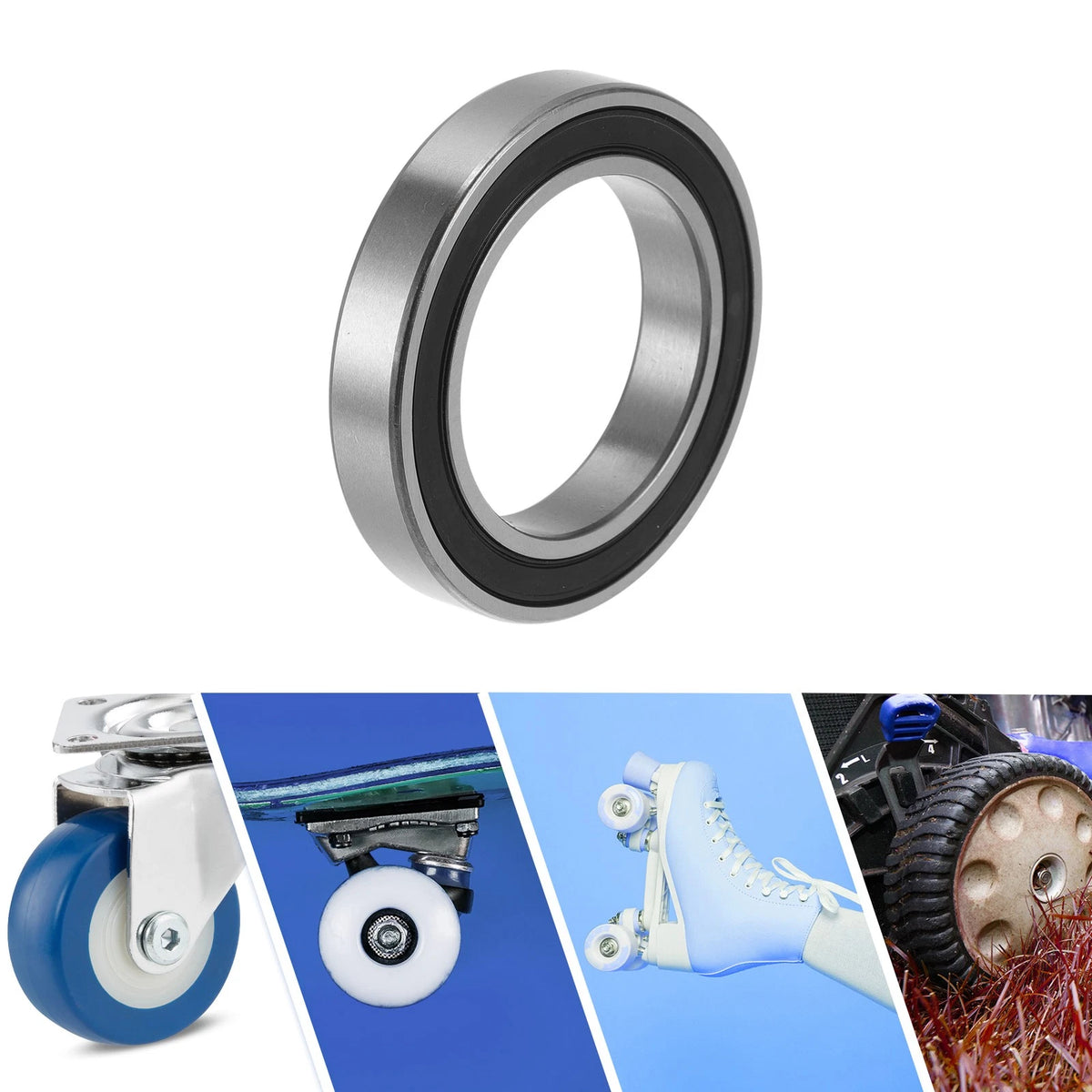 45x68x12mm Deep Groove Ball Bearings P5 for Scooter Skateboard Wheel