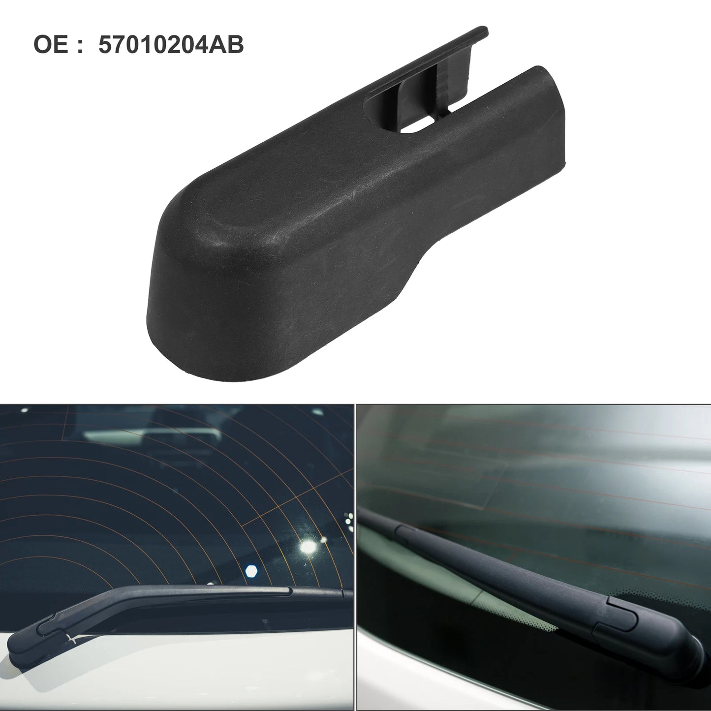 Rear Windshield Wiper Arm Nut Cover for Jeep Liberty (2002-2007)