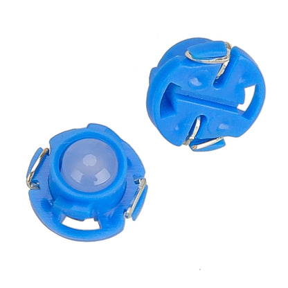 10 x Blue T4.7 Neo Wedge LED Bulbs for Car Instrument Dash Climate Control