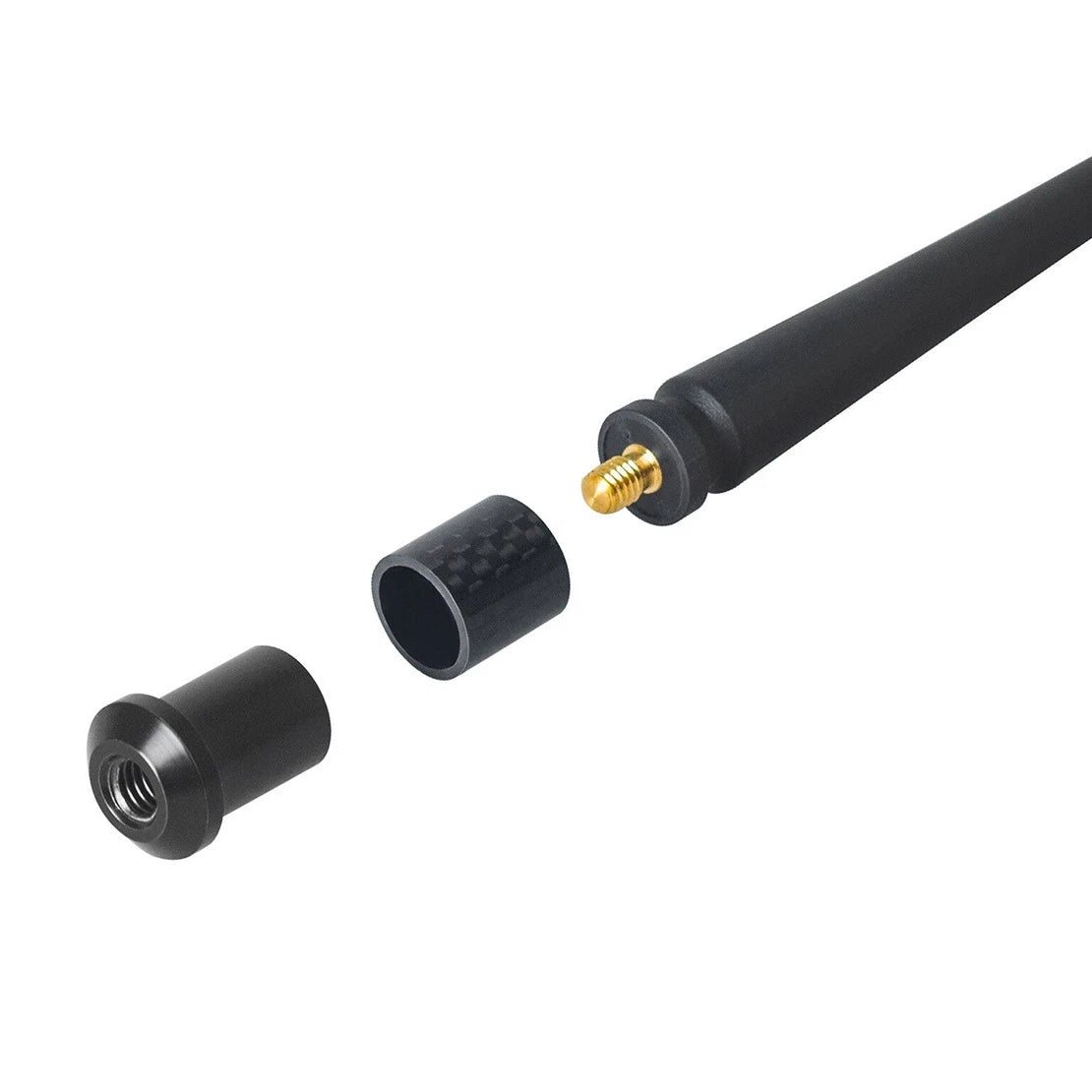 7" Black Antenna Mast for Ford F150 2009-2022 (AL3Z18813A)