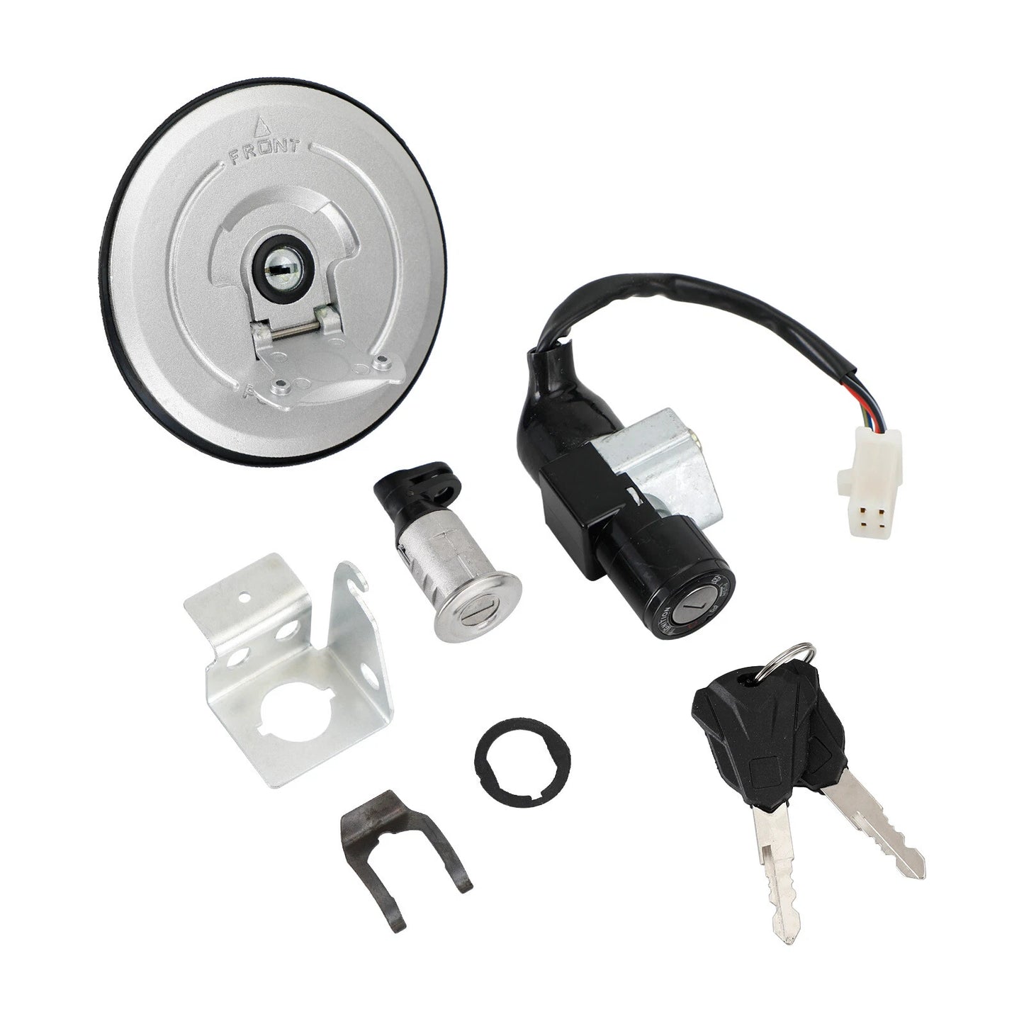 Ignition Switch, Throttle Cap, Seat Lock + Keys for Honda Skyteam M3 (2003-2005)