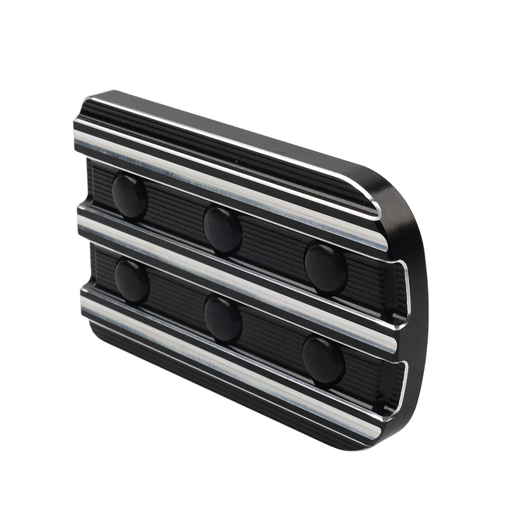CNC Large Brake Pedal Pad Cover for Harley Touring Street Road Glide Softail (2014-2023)