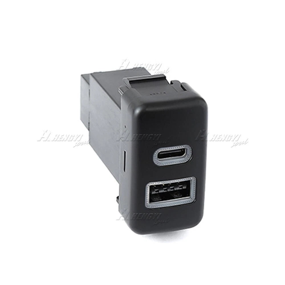 1x Switch Button USB-C PD/USB-A QC3.0 Socket for Toyota Tundra (2005–2007)