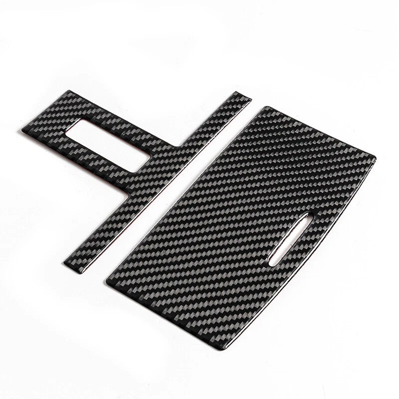 Carbon Black Roof Reading Light Panel Cover Trim Set for Dodge Challenger (2015)