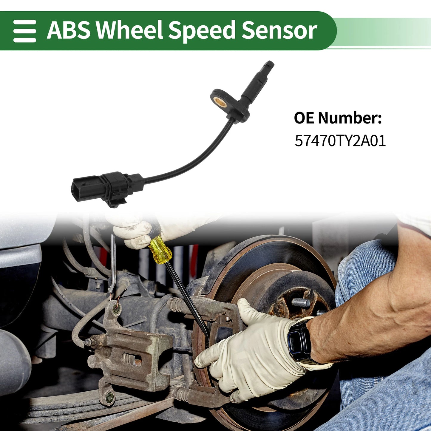 ABS Wheel Speed Sensor for Acura RLX (2014 - 2019) Rear