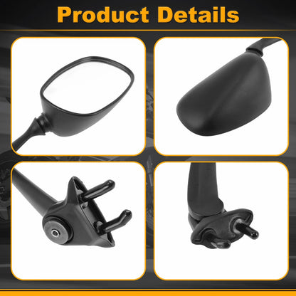 Motorcycle Rear View Mirrors Mount for YAMAHA YZF-R6 (2008–2017)