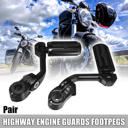 Motorcycle Engine Foot Pegs 1 Pair Foot Pegs for Harley