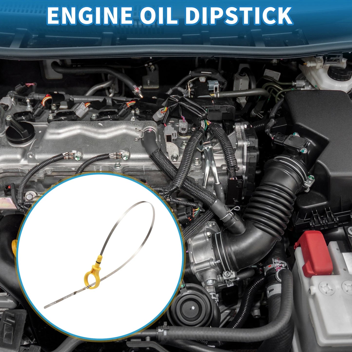 Engine Oil Dipstick for Ford Escape 2013-2019 4 Cyl 2.5L