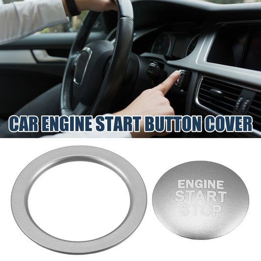 1 Set Engine Start Stop Button Cover Starter Sticker for Toyota