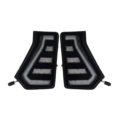 Front Fog Light Grille Daytime Running Light for Toyota Tacoma (2024-2025)