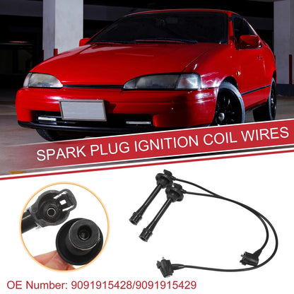 3 x Spark Plug Wire Ignition Coil Cable for Toyota
