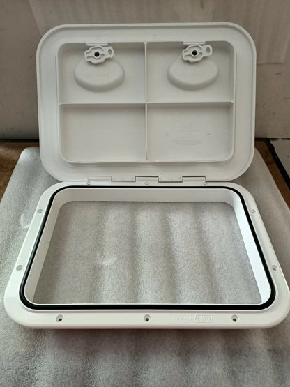 Access Hatch Caravan Boat Marine White 440mm x 315mm Deluxe Made in Italy