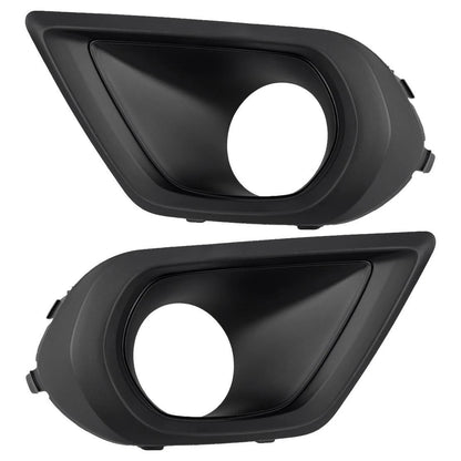 L & R Fog Light Bezel Trim Covers for Subaru Forester (2014-2016)