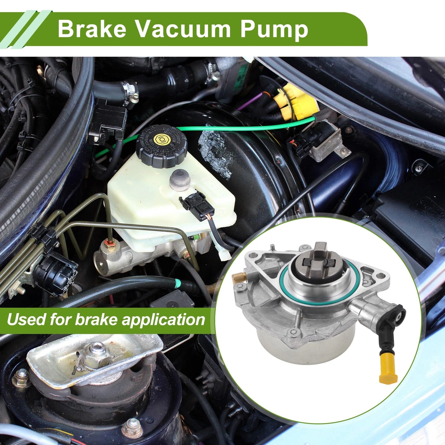 Brake Vacuum Pump for Peugeot 207 (2008-2013) - 1 Pc