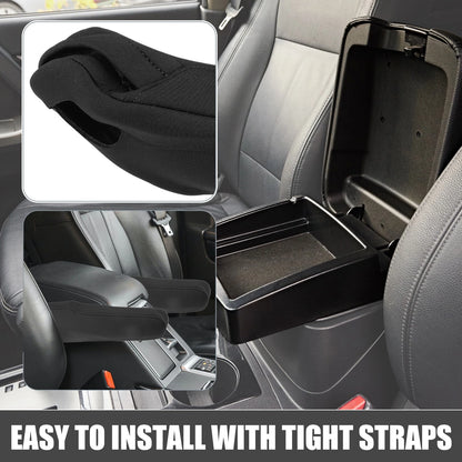 Car Armrest Covers  Fold Down for Honda Odyssey (2012-2017) Black