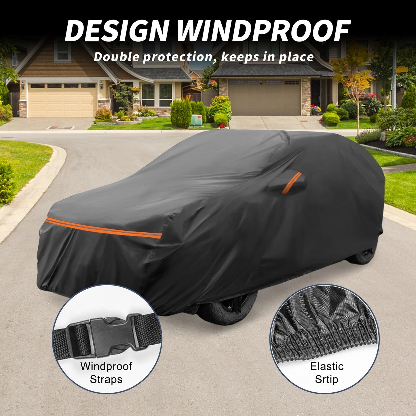 Waterproof Spunlace Cotton Car Cover for Hyundai Kona (2017-2023)