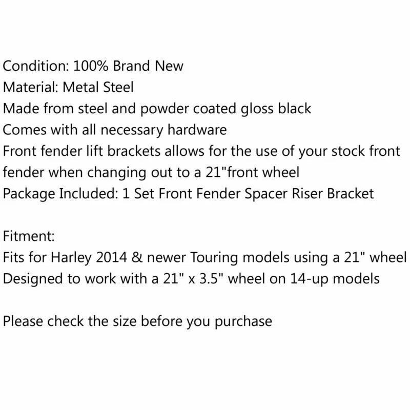 Fender Mudguard Lift Bracket Adapters for Tour F2 (2021-2023)