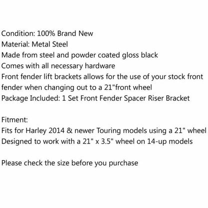 Fender Mudguard Lift Bracket Adapters for Tour F2 (2021-2023)