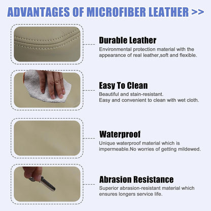 Front Door Armrest Covers  for Honda Ridgeline (2006-2014) Beige
