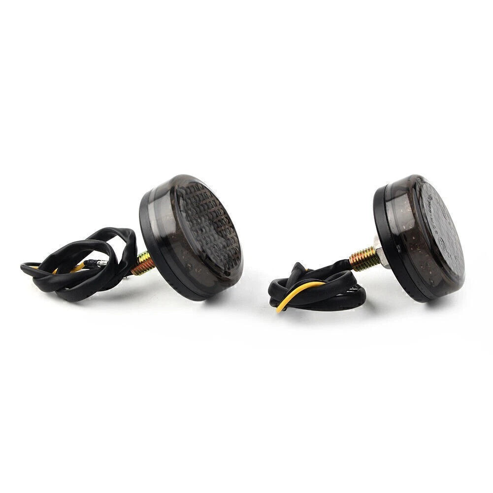 12V LED Round Smoke Turn Signal Indicator Light for Car (No Year Specified)