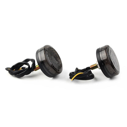 12V LED Round Smoke Turn Signal Indicator Light for Car (No Year Specified)