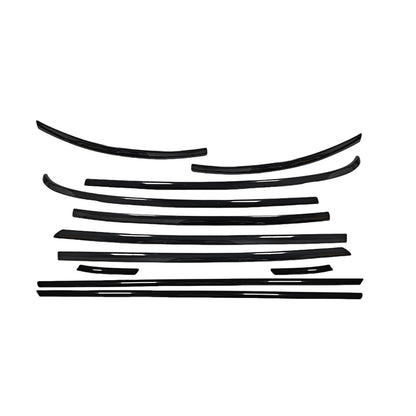 Window Strip Moulding Trim for MINI Cooper R58 (2012-2015) Chrome Black