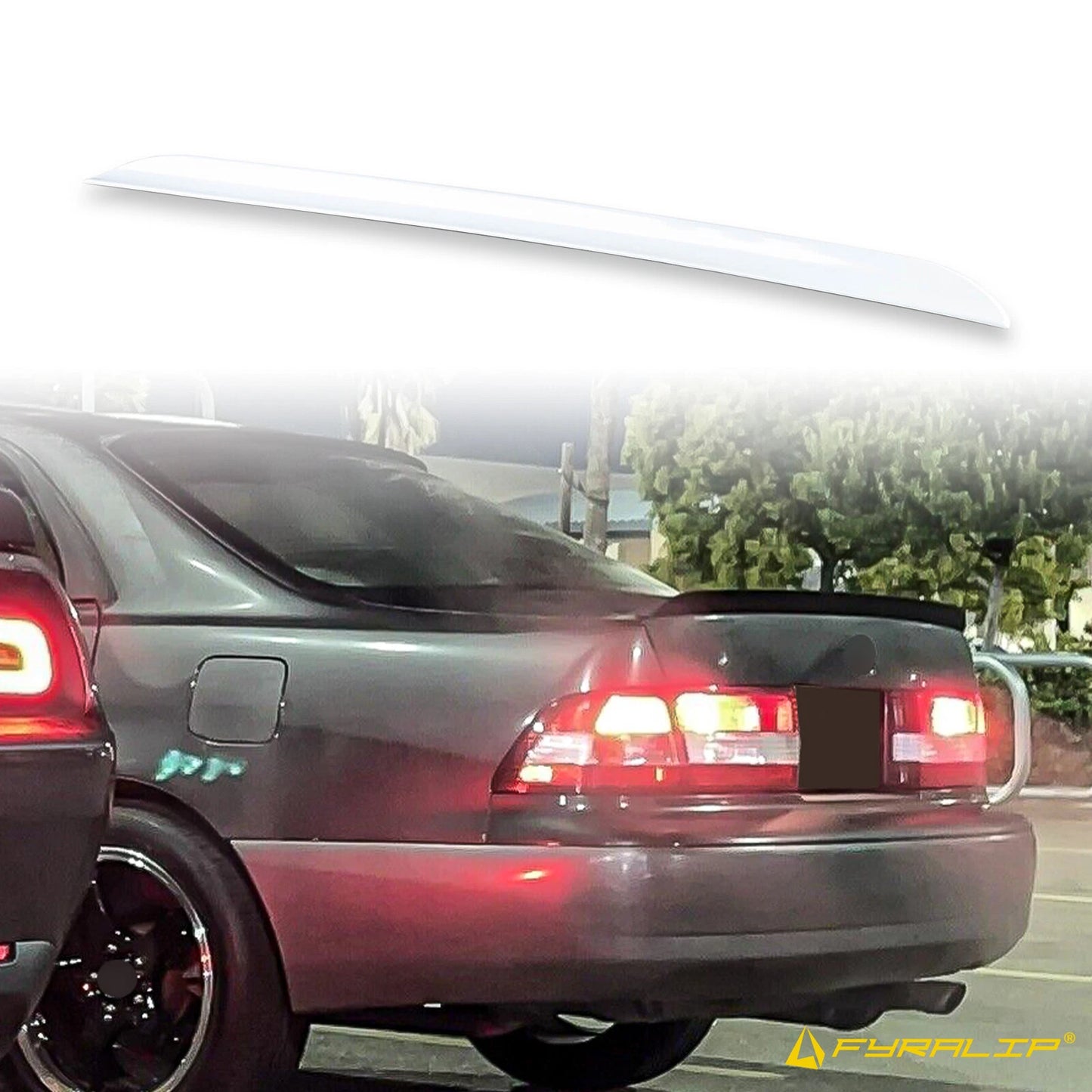 Boot Lip Spoiler for Lexus ES XV20 (1997-2001) White