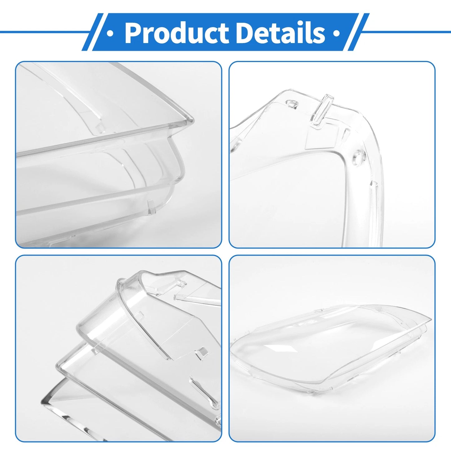 1 Pc Front Right Headlight Lens Cover for BMW 6 Series M6 (2010-2015)
