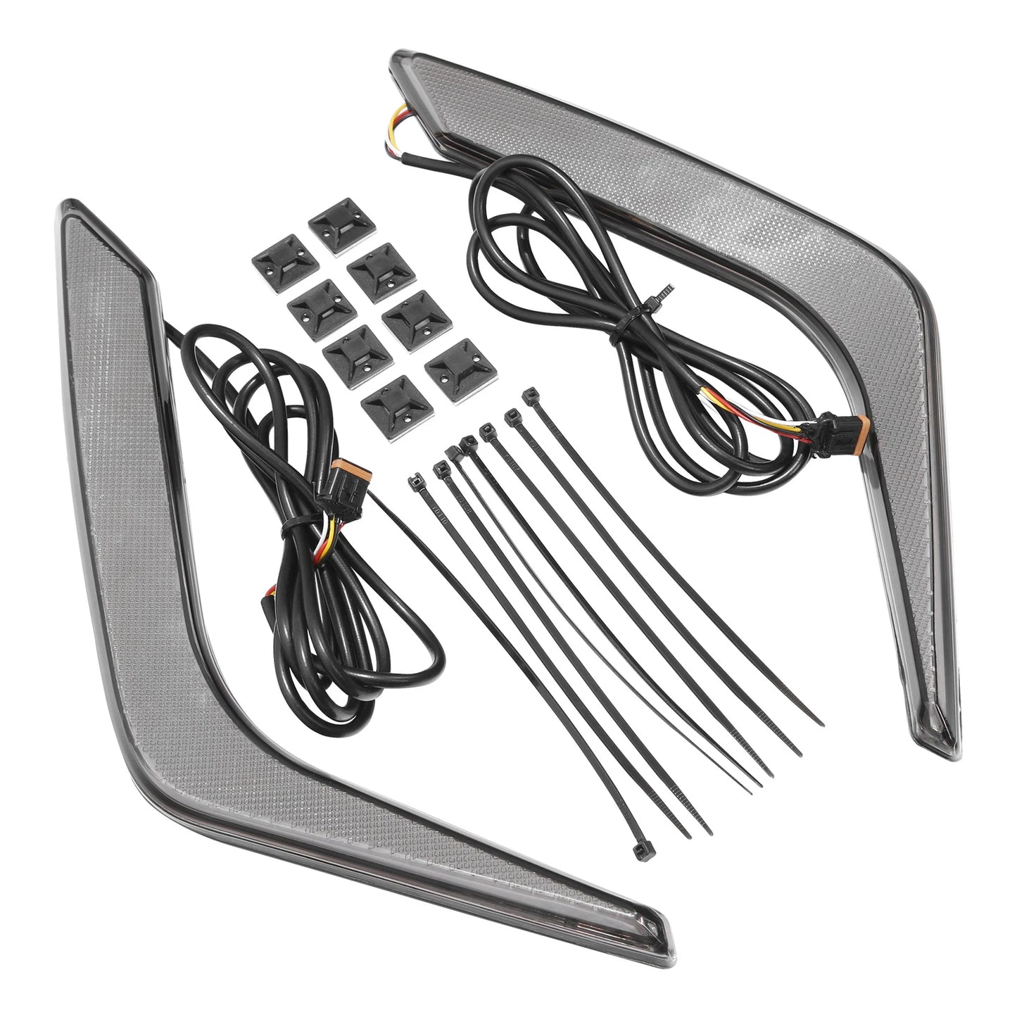 Rear Saddlebag Turn Brake Light Accents for Honda Goldwing GL1800 (2018-2025)