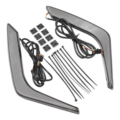 Rear Saddlebag Turn Brake Light Accents for Honda Goldwing GL1800 (2018-2025)