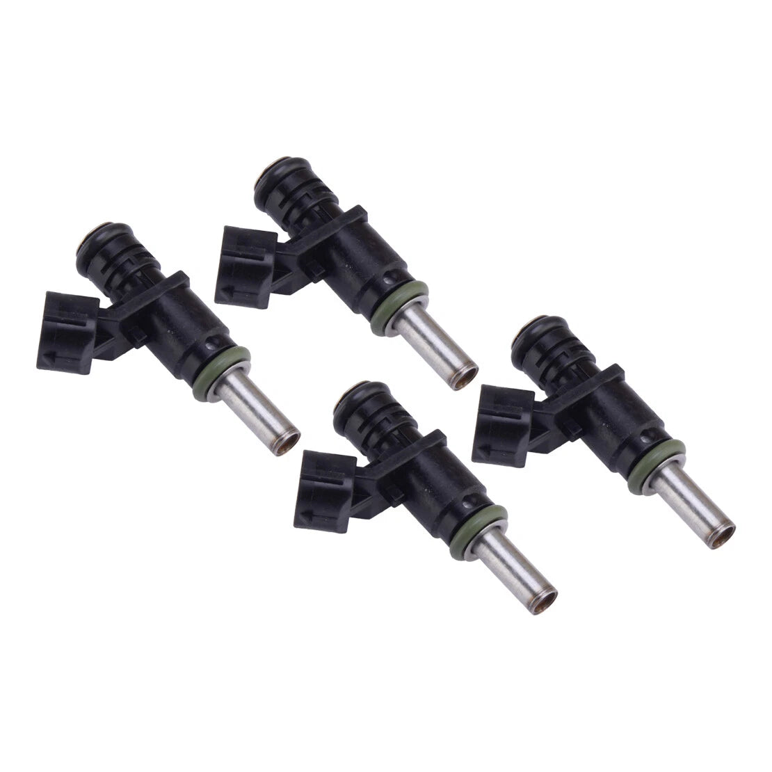 4 Pcs Oil Fuel Injector Nozzle w/ O-Ring for Universal Car