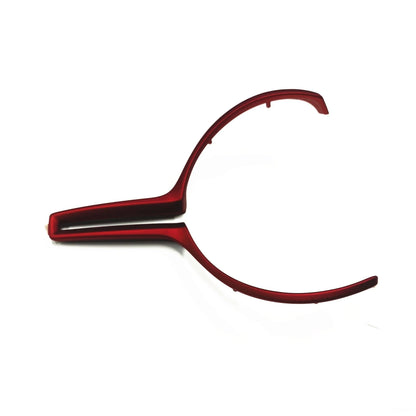 Red Steering Wheel Cover for BMW M2 M3 M4 M5 M6 X5M X6M (2014-2023)