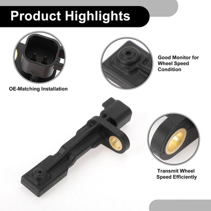 ABS Wheel Speed Sensor Kit for Jeep (1 Pc Rear Left/Right) (2007-2018)