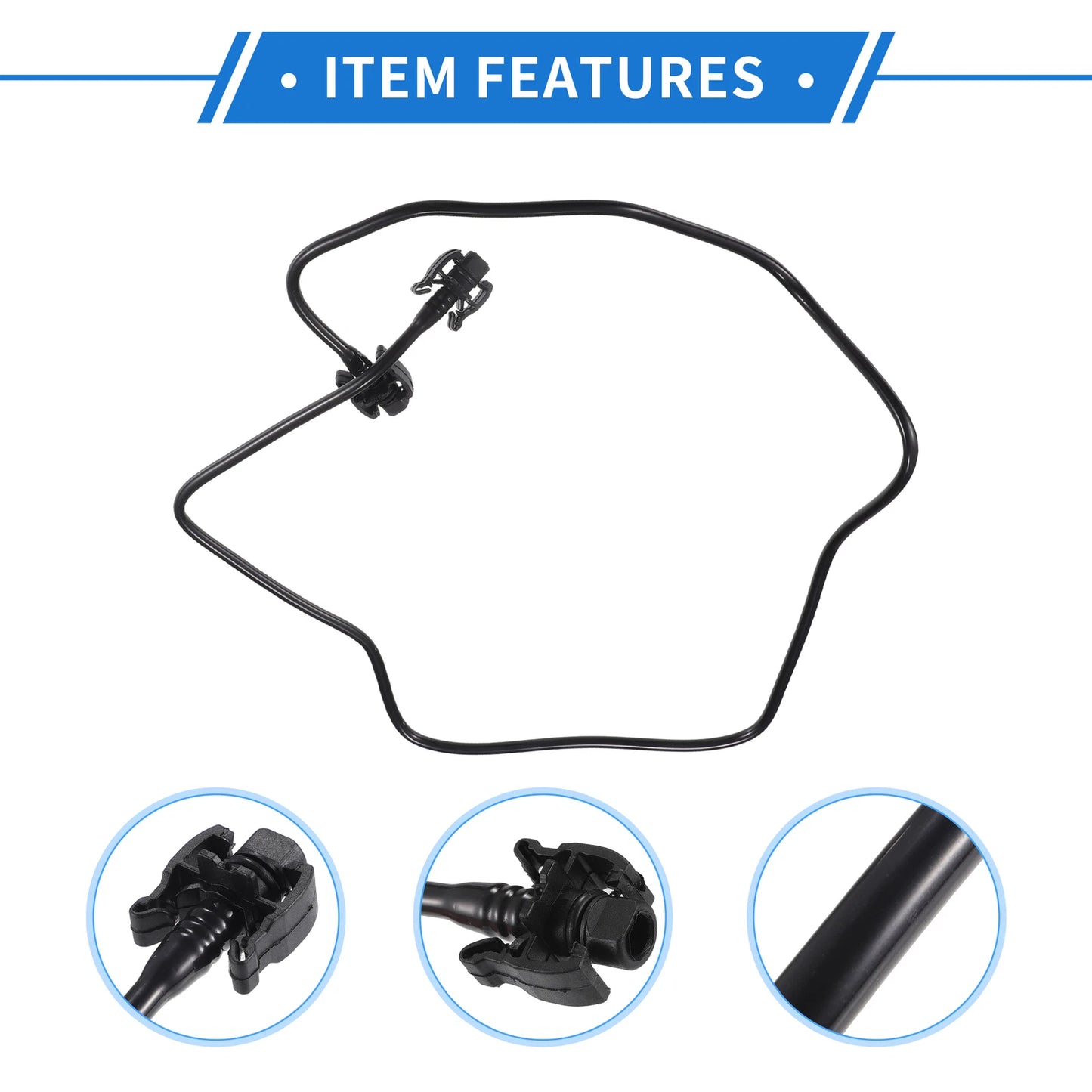 Expansion Tank for Ford B-MAX 2012-2022, Plastic Black