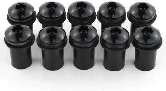 10 x M5 Motorcycle Windscreen Fairing Screen Bolts