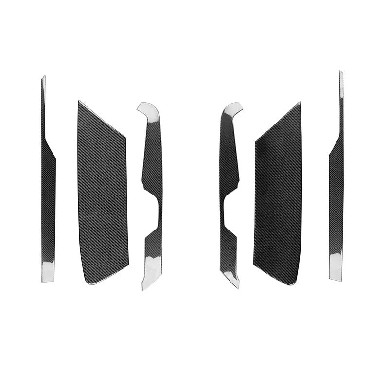 Soft Carbon Fiber Interior Door Panel Trim Kit for Porsche 911 992 2019-2023