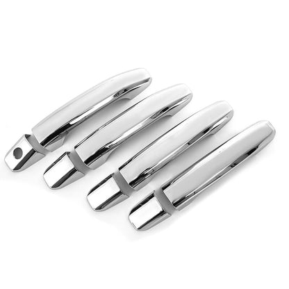 Chrome 4Dr Door Handle Covers Bezel Kit for 2014-2018 Chevy Silverado GMC Sierra