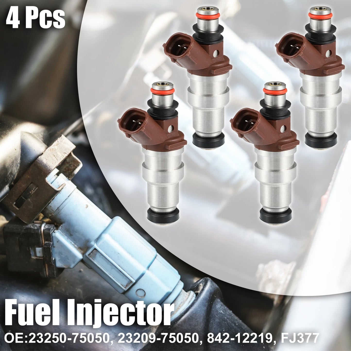 4 x Fuel Injector for Toyota 4Runner Tacoma 2.7L (1996–2000)