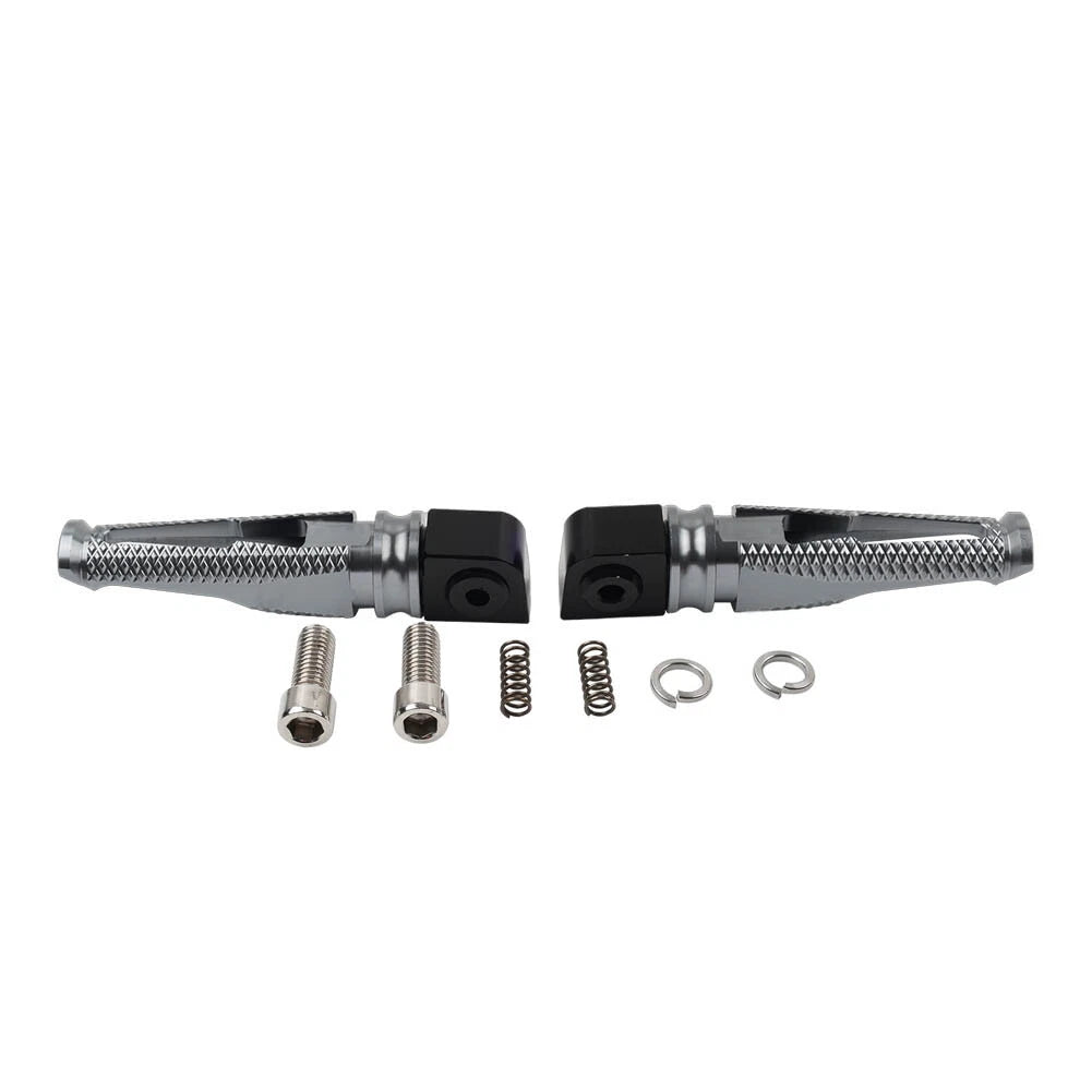 Passenger Rear Footrest Pegs for Kawasaki Z300 400 650 900 ZX6R (2015-2023)