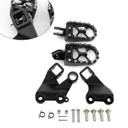 Footrest Foot Pegs Mount Bracket for Yamaha Vmax 1200 (1985-2007) Black
